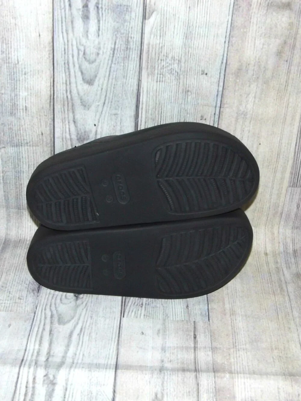 CROCS Dylan Black Platform Clogs Womens Size 10